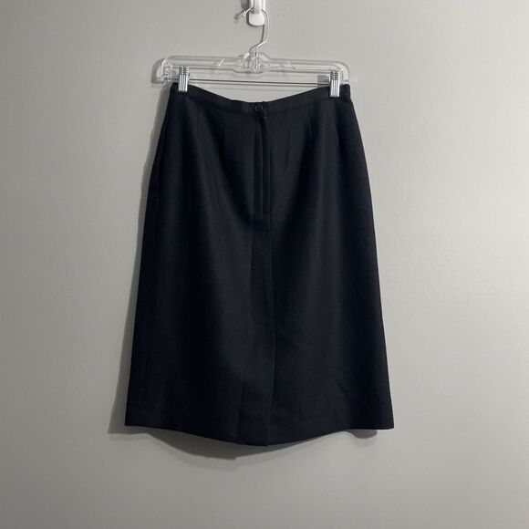 Jennifer Moore Wool Skirt Size 10 Lined A-Line Knee Length with Pockets Workwear - Picture 2 of 8